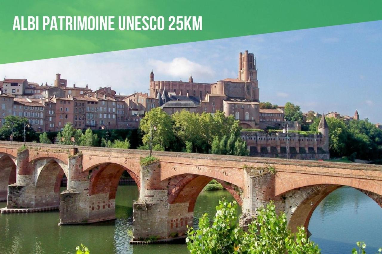 Le Gite Nature Bien-Etre Piscine Chauffee Privee Du Tarn Entre Toulouse Et Albi & Les Cottages Du Tarn Peyrole ภายนอก รูปภาพ