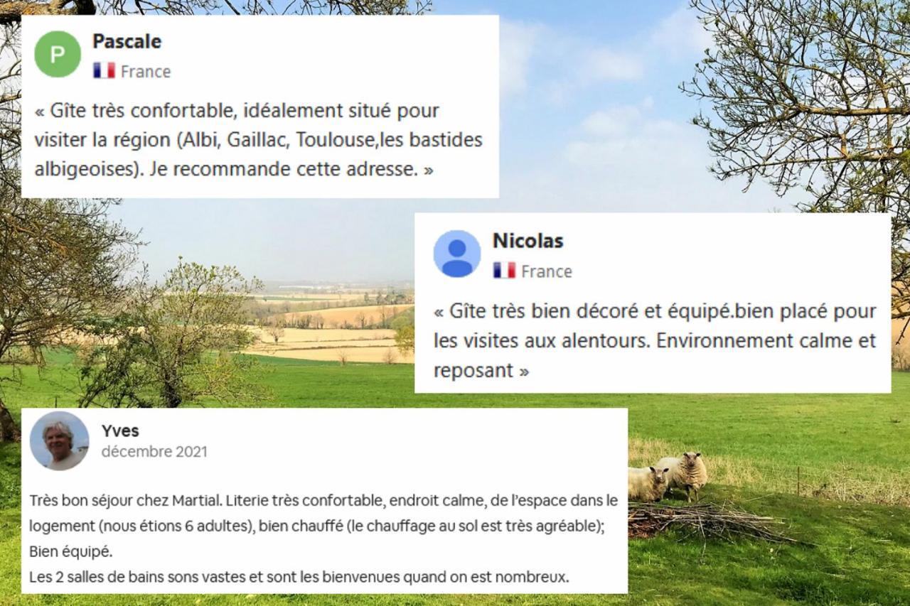 Le Gite Nature Bien-Etre Piscine Chauffee Privee Du Tarn Entre Toulouse Et Albi & Les Cottages Du Tarn Peyrole ภายนอก รูปภาพ